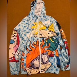 Members Only X Nickelodeon’s Rugrats‎ Blue Hooded Windbreaker Jacket